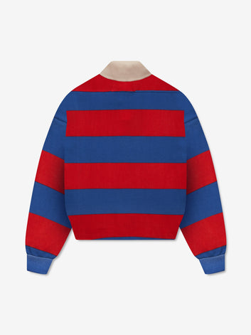 STRIPED PIQUE POLO