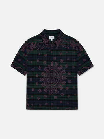 PAISLEY FLANNEL BOXY SHIRT
