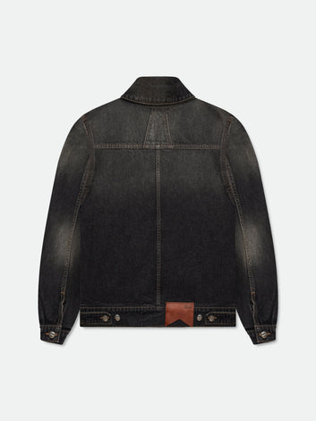 TIRE DENIM TRUCKER JACKET