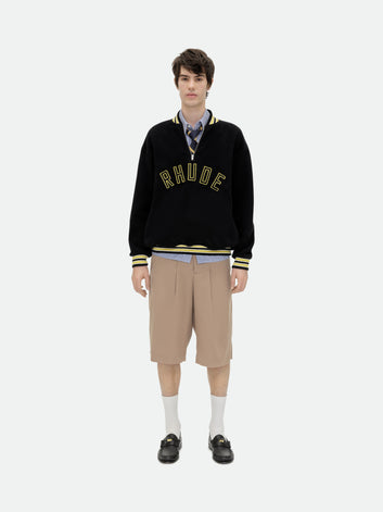 RHUDE QUARTER-ZIP VARSITY
