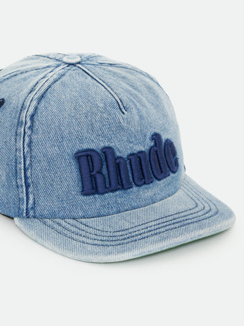 RHUDE LOGO DENIM HAT