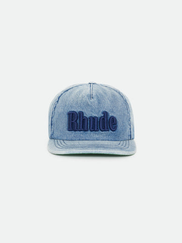 RHUDE LOGO DENIM HAT