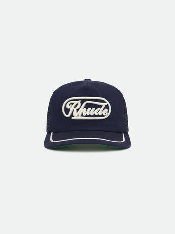 RHUDE PATCH TRUCKER HAT