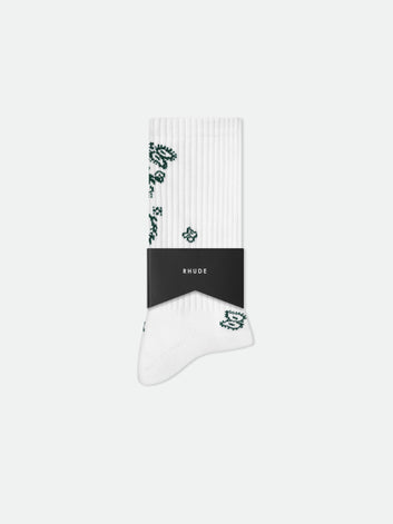 RHUDE BANDANA SOCK