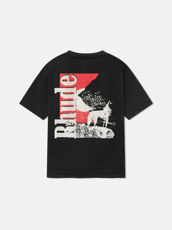 MOONLIGHT WOLF POCKET TEE