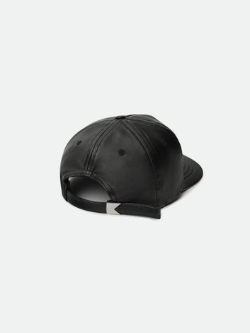 RHUDE LOGO LEATHER HAT