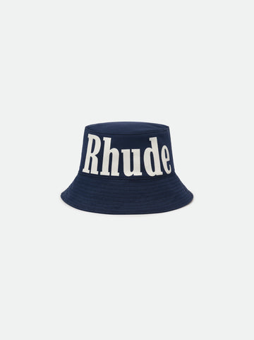 OVERSIZED LOGO BUCKET HAT