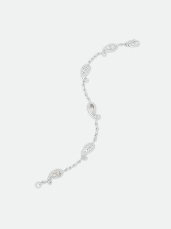 TEARS OF JOY BRACELET — SILVER/MOTHER OF PEARL